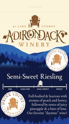 Adk Winery Semi Sweet Riesling Shelf Talker